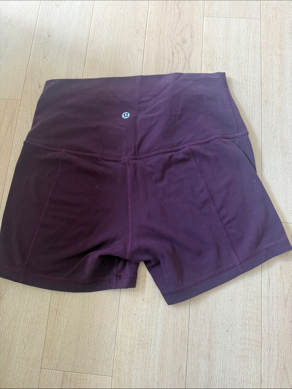 lululemon athletica High-Rise Plum Bike Shorts - Picture 1 of 1